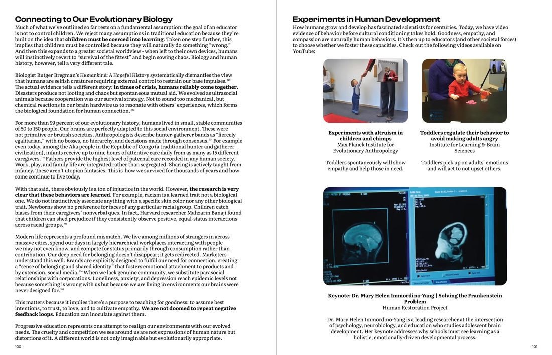 A spread from the upcoming HRP Primer